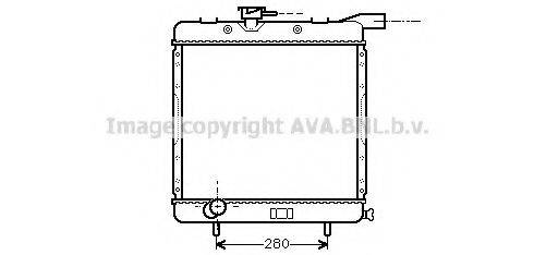 AVA QUALITY COOLING CR2069 Радиатор, охлаждение двигателя