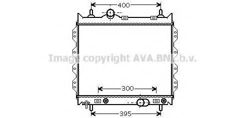 AVA QUALITY COOLING CR2072 Радиатор, охлаждение двигателя