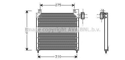 AVA QUALITY COOLING CR5016 Конденсатор, кондиционер