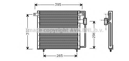 AVA QUALITY COOLING CR5017 Конденсатор, кондиционер