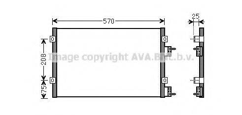 AVA QUALITY COOLING CR5110 Конденсатор, кондиционер