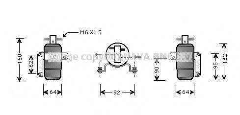 AVA QUALITY COOLING CRD060 Осушитель, кондиционер