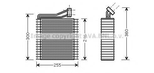 AVA QUALITY COOLING CRV040 Испаритель, кондиционер