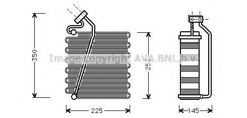 AVA QUALITY COOLING CRV043 Испаритель, кондиционер