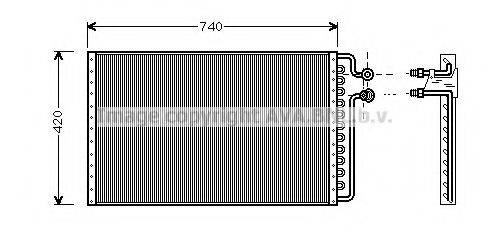 AVA QUALITY COOLING CT5015 Конденсатор, кондиционер