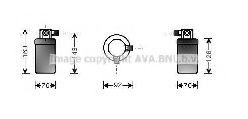 AVA QUALITY COOLING CTD030 Осушитель, кондиционер