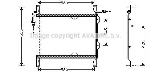 AVA QUALITY COOLING DF5022 Конденсатор, кондиционер
