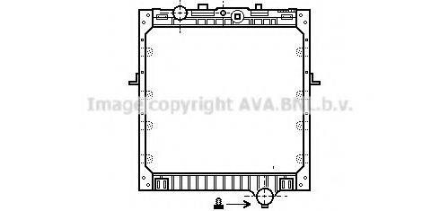 AVA QUALITY COOLING DFA2011 Радиатор, охлаждение двигателя