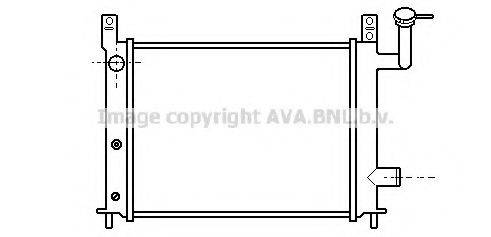 AVA QUALITY COOLING DN2046 Радиатор, охлаждение двигателя