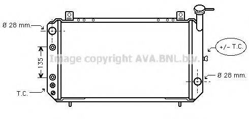 AVA QUALITY COOLING DN2049 Радиатор, охлаждение двигателя