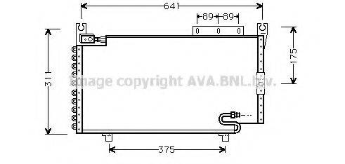 AVA QUALITY COOLING DN5162 Конденсатор, кондиционер