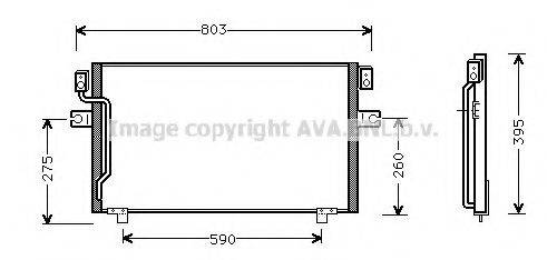 AVA QUALITY COOLING DN5186 Конденсатор, кондиционер