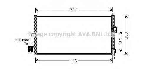 AVA QUALITY COOLING DN5270 Конденсатор, кондиционер