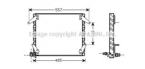 AVA QUALITY COOLING DN5272 Конденсатор, кондиционер