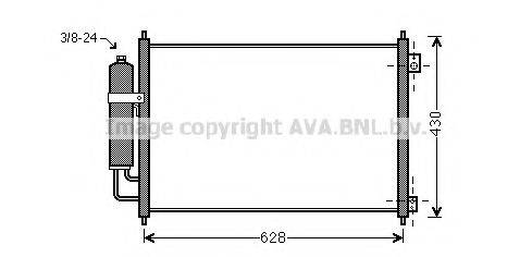 AVA QUALITY COOLING DN5328D Конденсатор, кондиционер