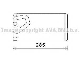 AVA QUALITY COOLING DN6373 Теплообменник, отопление салона