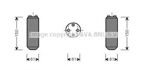 AVA QUALITY COOLING DND255 Осушитель, кондиционер