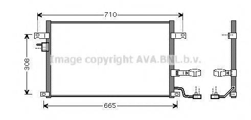 AVA QUALITY COOLING DW5056D Конденсатор, кондиционер