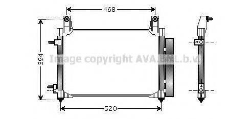 AVA QUALITY COOLING DW5081D Конденсатор, кондиционер