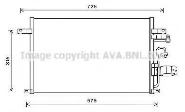 AVA QUALITY COOLING DW5137D Конденсатор, кондиционер