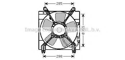 AVA QUALITY COOLING DW7509 Вентилятор, охлаждение двигателя