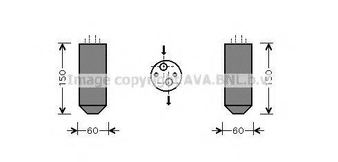 AVA QUALITY COOLING DWD078 Осушитель, кондиционер
