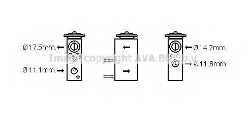 AVA QUALITY COOLING FD1462 Расширительный клапан, кондиционер