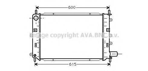 AVA QUALITY COOLING FD2059 Радиатор, охлаждение двигателя