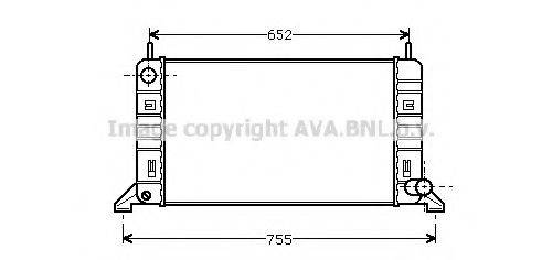 AVA QUALITY COOLING FD2078 Радиатор, охлаждение двигателя