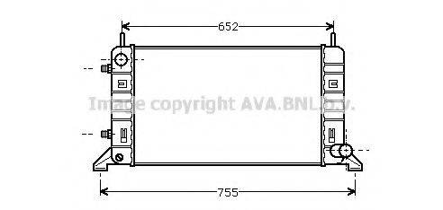 AVA QUALITY COOLING FD2079 Радиатор, охлаждение двигателя