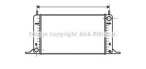 AVA QUALITY COOLING FD2096 Радиатор, охлаждение двигателя