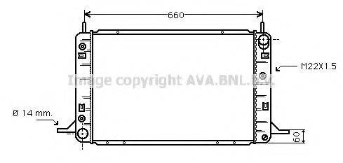 AVA QUALITY COOLING FD2113 Радиатор, охлаждение двигателя