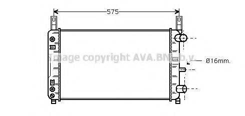 AVA QUALITY COOLING FD2118 Радиатор, охлаждение двигателя