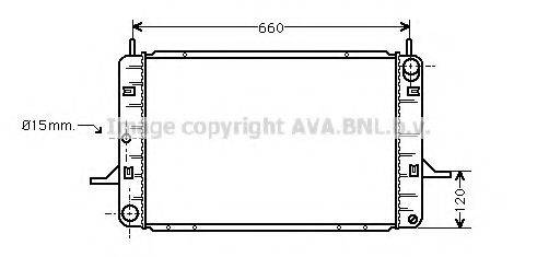 AVA QUALITY COOLING FD2123 Радиатор, охлаждение двигателя
