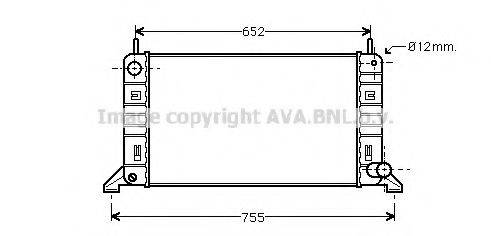 AVA QUALITY COOLING FD2158 Радиатор, охлаждение двигателя