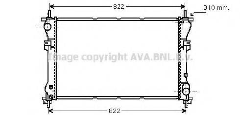 AVA QUALITY COOLING FD2320 Радиатор, охлаждение двигателя