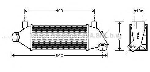 AVA QUALITY COOLING FD4315 Интеркулер