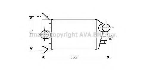 AVA QUALITY COOLING FD4354 Интеркулер