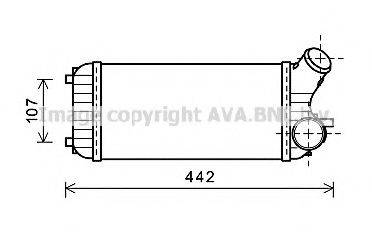 AVA QUALITY COOLING FD4472 Интеркулер