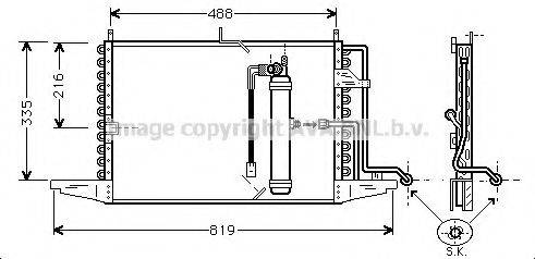 AVA QUALITY COOLING FD5126 Конденсатор, кондиционер