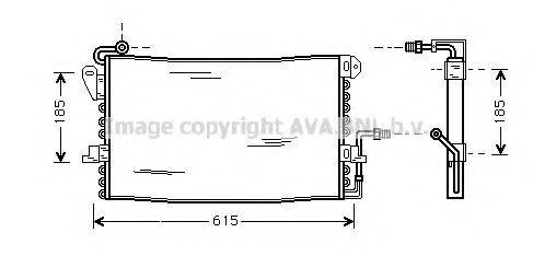 AVA QUALITY COOLING FD5175 Конденсатор, кондиционер