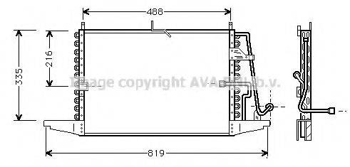 AVA QUALITY COOLING FD5239 Конденсатор, кондиционер