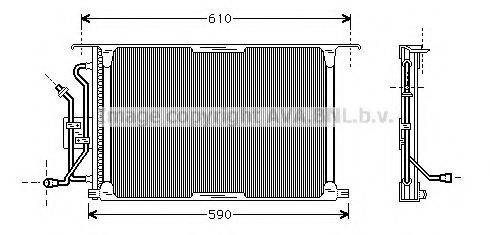 AVA QUALITY COOLING FD5258 Конденсатор, кондиционер