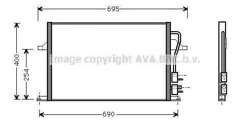 AVA QUALITY COOLING FD5259 Конденсатор, кондиционер