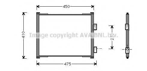 AVA QUALITY COOLING FD5262 Конденсатор, кондиционер