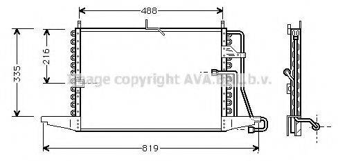 AVA QUALITY COOLING FD5298 Конденсатор, кондиционер