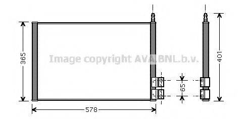 AVA QUALITY COOLING FD5328 Конденсатор, кондиционер