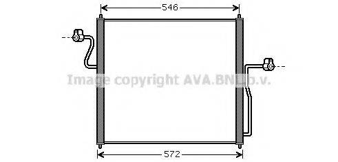 AVA QUALITY COOLING FD5358 Конденсатор, кондиционер