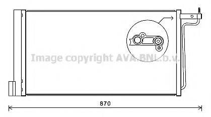 AVA QUALITY COOLING FD5485D Конденсатор, кондиционер