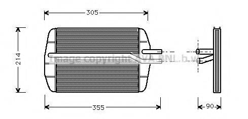 AVA QUALITY COOLING FD6216 Теплообменник, отопление салона